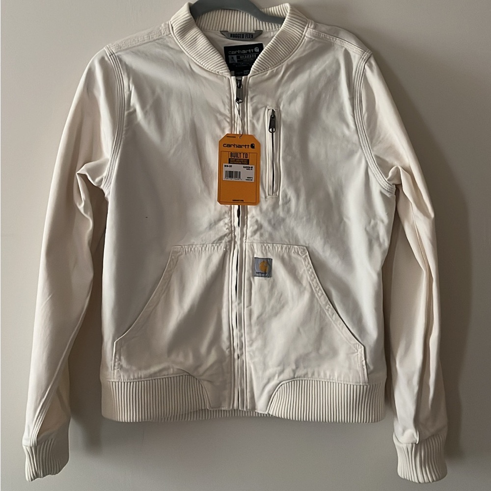 Carhartt Women's Off-White Bomber Jacket